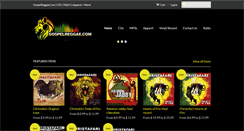 Desktop Screenshot of gospelreggae.com