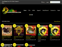 Tablet Screenshot of gospelreggae.com